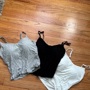 Padded cropped camis
